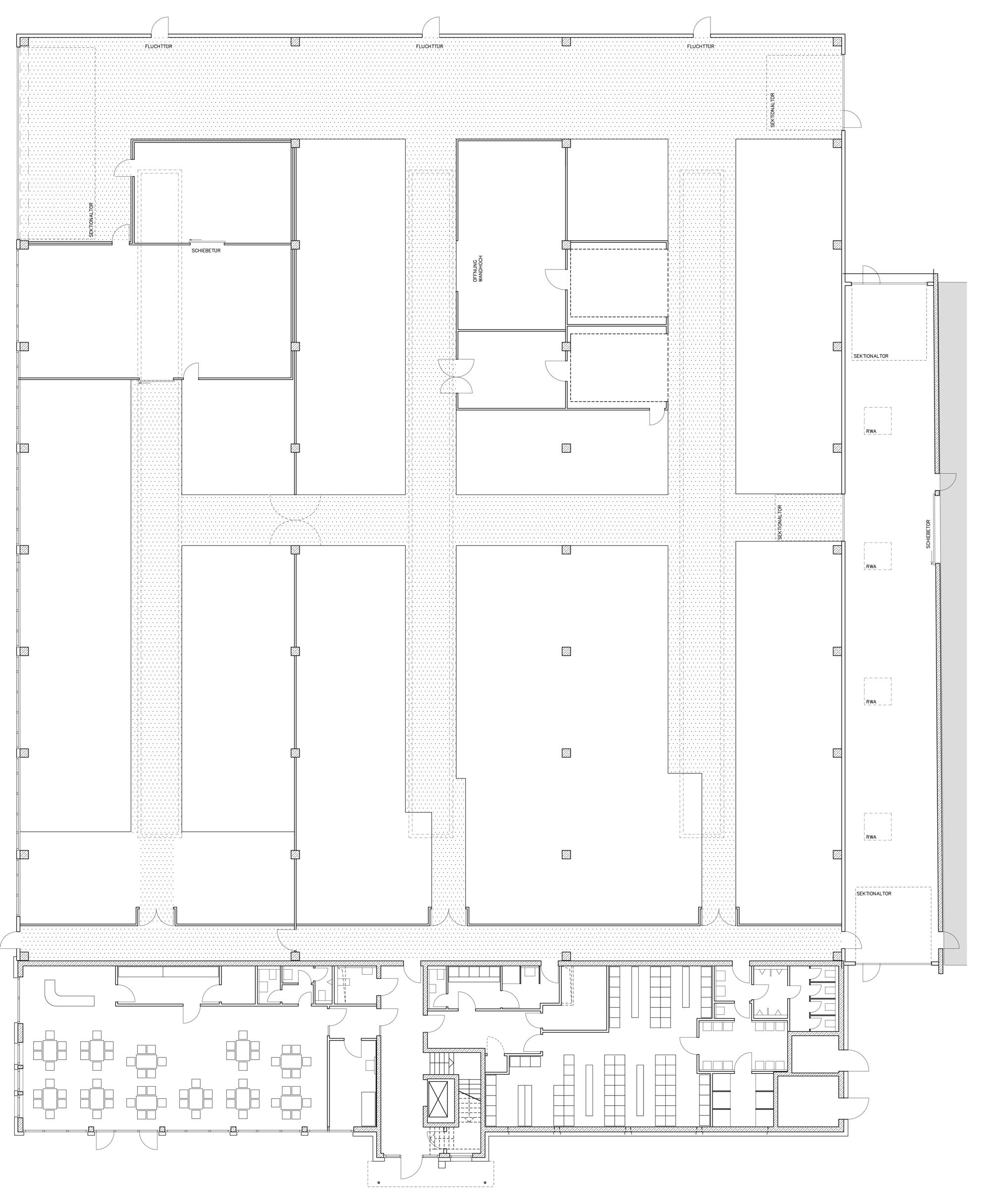 Produktionshalle und Bürogebäude Wärtsilä