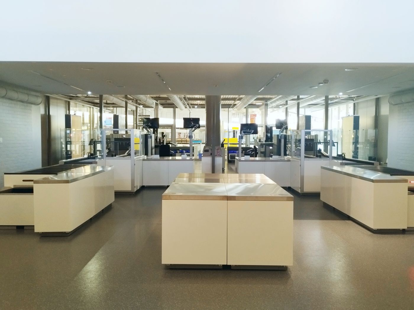 Hannover Airport Umbau Terminal B Sicherheitskontrolle