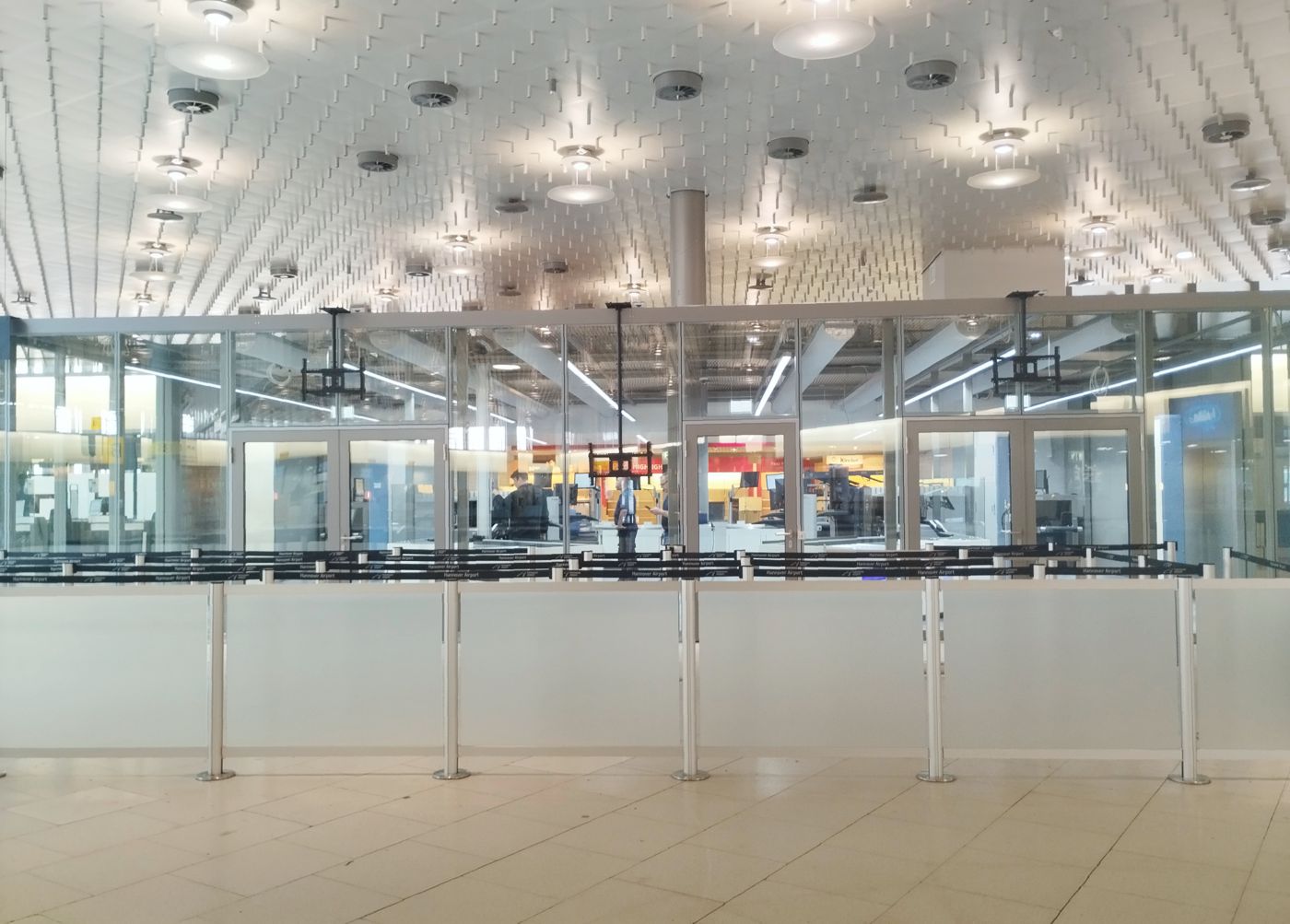 Hannover Airport Umbau Terminal B Sicherheitskontrolle