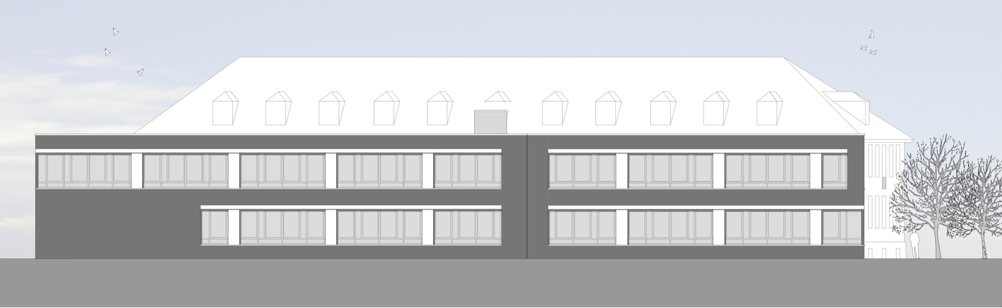 Erweiterung Bürogebäude AirITSystems